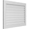 Ekena Millwork Vertical Surface Mount PVC Gable Vent: Functional, w/ 3-1/2"W x 1"P Standard Frame, 40"W x 30"H GVPVE40X3001SF - alternate 4